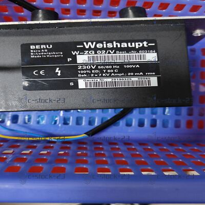 1 STÜCKE Neue BERU W-ZG02/V zündtransformator Weishaupt Für brenner