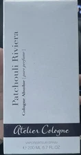 Atelier Cologne PATCHOULI RIVIERA Cologne Absolu Pure Perfume 6.7oz/200ml NEW
