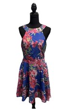 Fervente Floral Halter Dress Size M