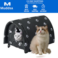 Cat House for Outdoor Cats in Winter Feral Cat Shelter Pet House Weatherproof