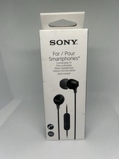Sony MDR-EX15AP In-Ear Earbud with Microphone - Black MDREX15AP/B 