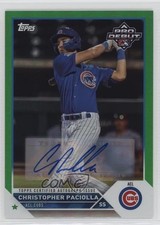 2023 Topps Pro Debut Green Foil 88/99 Christopher Paciolla #PD-195 Auto 4z8