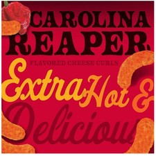 Gluten Free Spicy Cheese Curls, Carolina Reaper, 6oz Bag