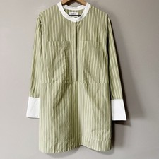 Tuckernuck Pomander Place NWT Green Stripe Rohan Shirt Dress Cotton Size XXL
