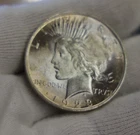1923 US Peace Silver Dollar $1 Nice Unc Toned