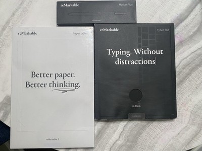 Brand New Remarkable 2 Paper Tablet Bundle | Sealed | Tablet, Keyboard Case, Pen