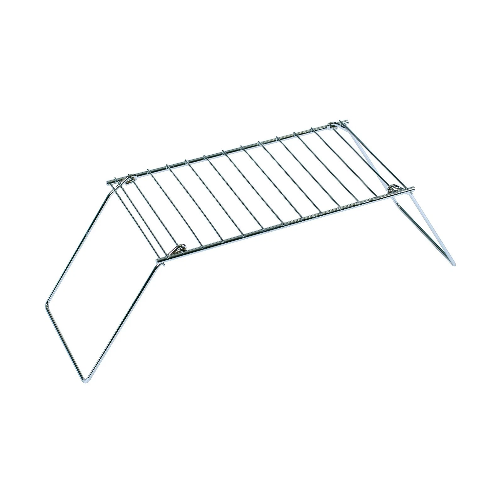 Portable Chrome Plated Steel Camp Grill - Lightweight, Compact, Outdoor Cooking