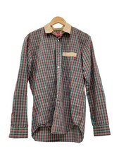 Supreme Long Sleeve Shirt M Cotton Multicolor Check