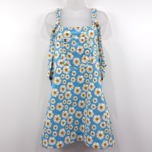 Lucy Yak Corduroy Dress Women's S Sunflower AOP Organic Cotton Flower Power