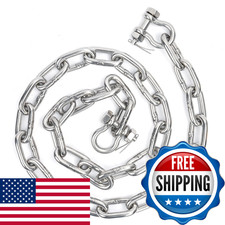 Hannger 5/16 X 6 Anchor Chain Kit 316 Stainless Steel Marine Grade Boat Anchor