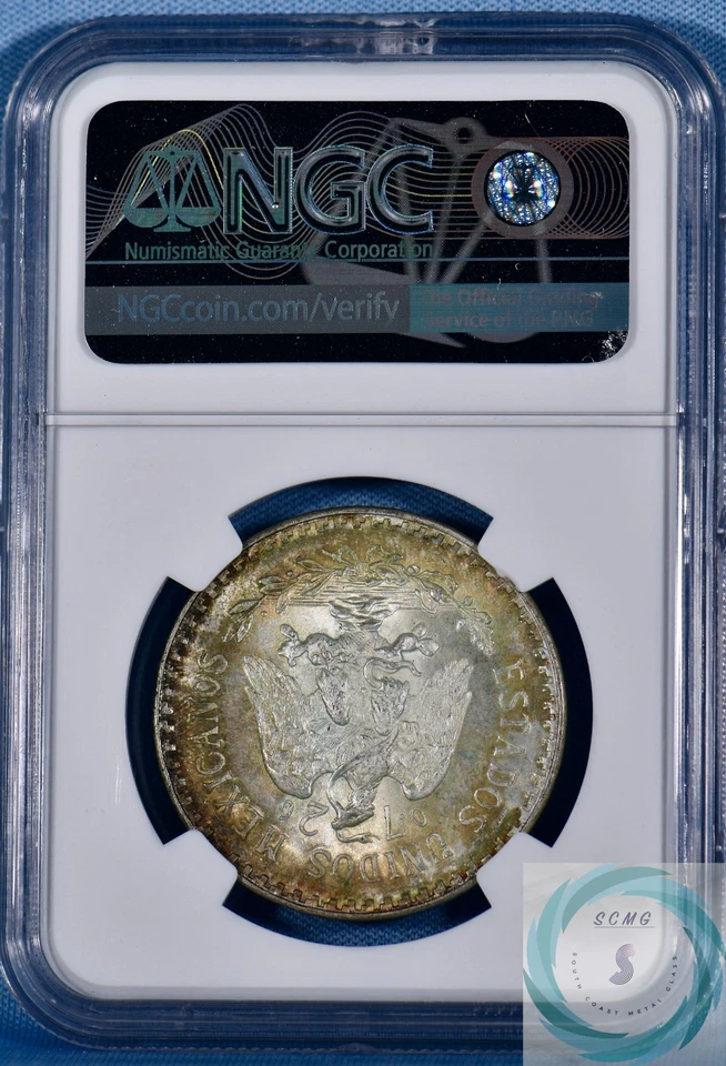 1944-M Mexico Silver Un Peso NGC MS67 - Superb Gem & Eye Appeal - Image 3 of 4