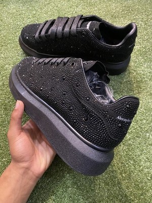 Alexander McQueen Oversized Crystal Sneakers Size 42