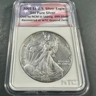 2001 Silver Eagle, Recovered from WTC Ground Zero (89875)