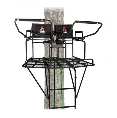 OL'MAN Outdoors 18' Skyscraper Wrap-Around 2-Person Jaw & Truss Ladder Stand