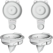 4PC Upgraded M9 Breast Pump Replacement Part, Including 2Pcs Duckbill Valve and