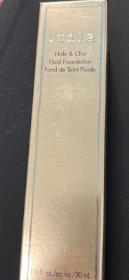 STILA Hide & Chic Fluid Foundation 1.0 fl oz 30ml TAN/DEEP 3 NEW IN BOX