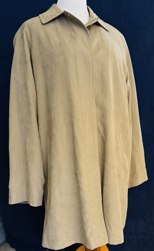 London Fog Womens Large Trench Coat W/ Zipped Liner - Picture 4 of 14
