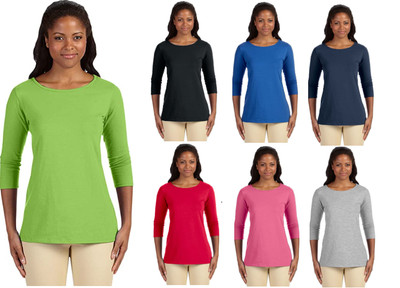 DP192W Devon & Jones Ballet Bracelet-Length Knit Top