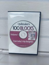 Vtg Rare Creative Crafts Group Quiltmaker's 100 Blocks CD Vol 1 2011 