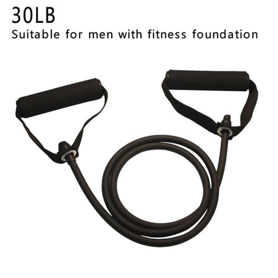#ad #ad Black 30Lb Resistance Bands With Handles Exercise Fitness Training Workout Set $9.99