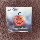 5 gram .999 Fine Silver Halloween Pumpkin Pan Silver Limited Edition Bullion Bar