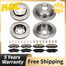 Front Rear Brake Rotor Pads For Jeep Wrangler 2007-2017 Jeep Wrangler JK 2018