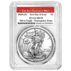 2020 (S) $1 American Silver Eagle PCGS MS70 Emergency Issue FDOI San Francisco