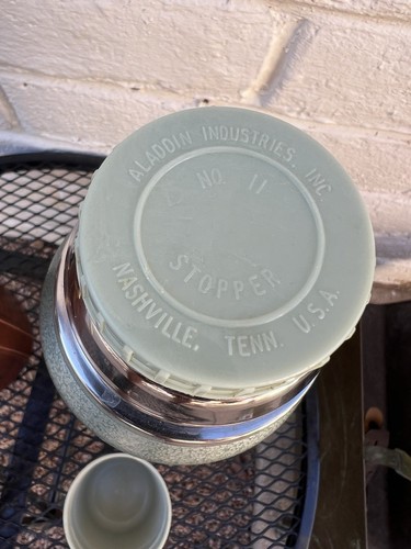 Thermos vintage STANLEY ALADDIN con custodia A-944C Quart - Nice Thermos - Foto 5 di 19