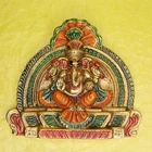Lord Ganesh Wall Decor Mask Metal Figure Home Office Wall Decor Figurine Statue