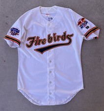 Vintage Phoenix Firebirds Jersey SZ 42 Game Worn 1997 Final Flight Jackie Patch