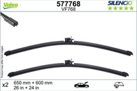 Valeo Scheibenwischer FüR Mercedes-Benz Sprinter 35-T Kasten 907 910 B907