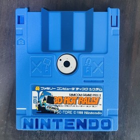 Famicom Grand Prix ll 3D Hot Rally Nintendo Disk System 1988 Racing Retro