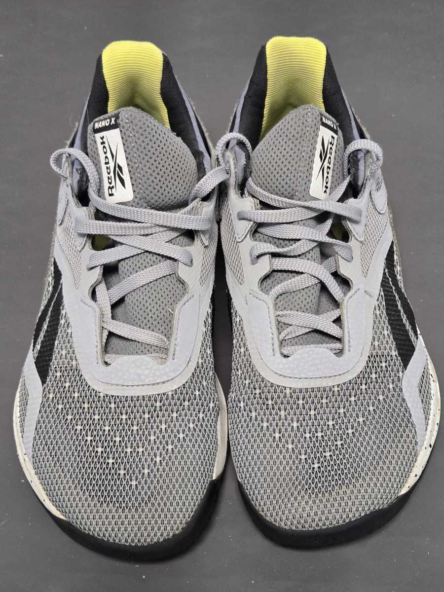 Reebok Nano X 10 Cross Training Shoes Sneaker Men's Size 8 Gray