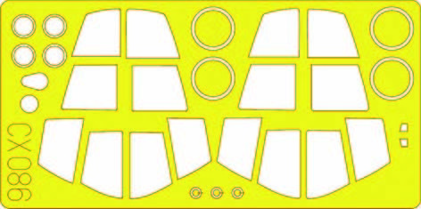 Eduard Accessories Cx086 - 1:72 F-111 Aardvark - Maskierfolie - Neu-image
