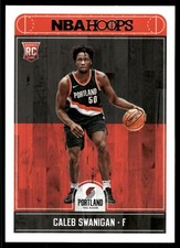 2017-18 Hoops #276 Caleb Swanigan Portland Trail Blazers Rookie