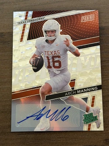 Arch Manning 2026 Panini National NSCC VIP Gold Rated Prospect Prizm Auto /50