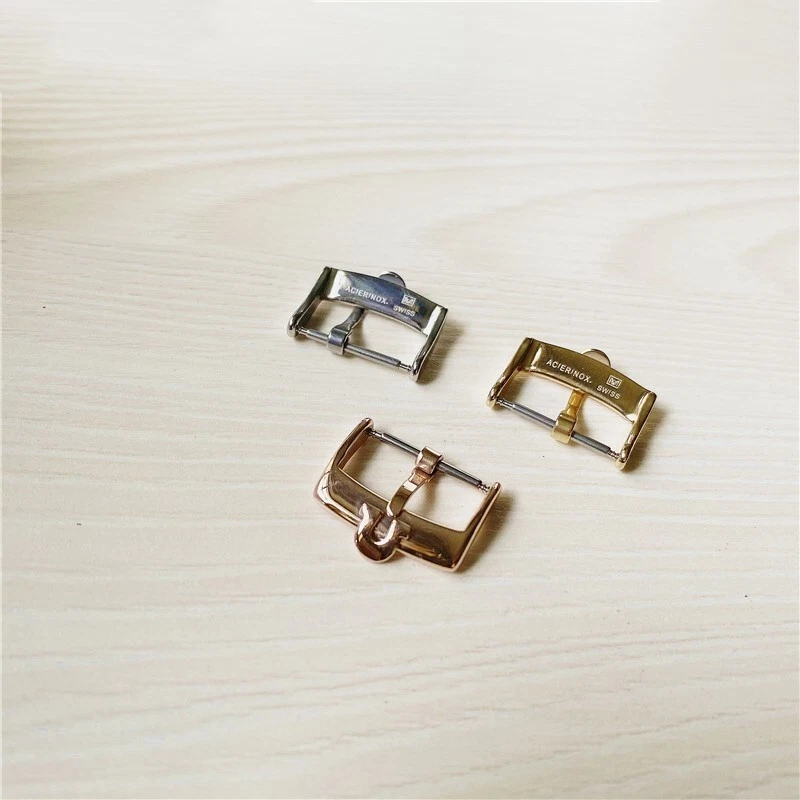 Новый 14 мм 16 мм 18 мм 20 мм из нержавеющей стали часы ремень пряжка для Omega серебро - Изображение 4 из 4