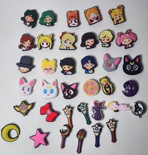 Sailor Moon Crocs Charms Jibbitz lot of 36 pieces plus 2 bonus charms