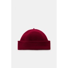 ZARA 100 WOOL BEANIE WITH CUFF