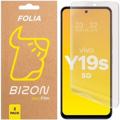2x Matte Schutzfolie für Vivo Y19s Bizon Displayschutzfolie Folie Handyfolie