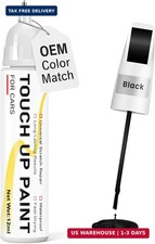 Gloss Black Touch Up Paint for cars, 2-in-1 Brush Tip, 0.4 fl oz - Universal C