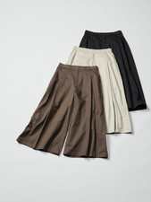 UNIQLO Cotton Culottes XS-3XL BROWN BLACK BEIGE Women NEW 483042 Japan