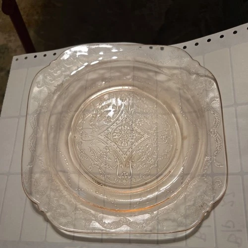 Collector’s Set – Vintage Pink Madrid Depression Glass (4 Pieces) 🌷