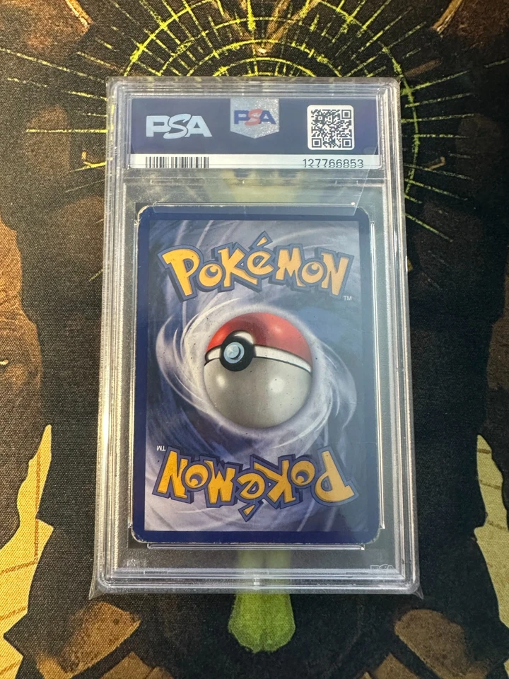 Pokemon Gengar 5/62 Fossil 1st Edition Vintage Holo PSA 1 - Image 2 of 2