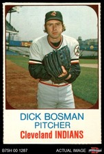 1975 Hostess #114 Dick Bosman Indians 4 - VG/EX