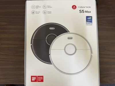 Roborock S5 Max Robotic Vacuum Cleaner & Mop With Charger - Black