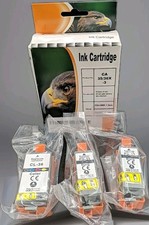 PGI-35 Black and CLI-36 Color Printer Ink Cartridges 3-Ct: 2 Black/1 Tri-Color