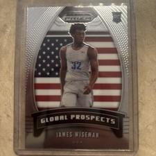 2020-21 Panini Prizm Draft Picks Global Prospects RC JAMES WISEMAN #97