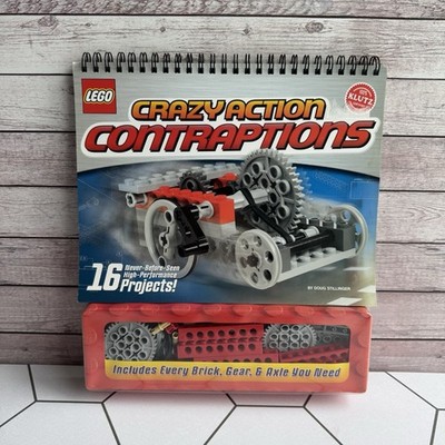 Klutz LEGO Crazy Action Contraptions - 16 Projects - FACTORY SEALED, NEW