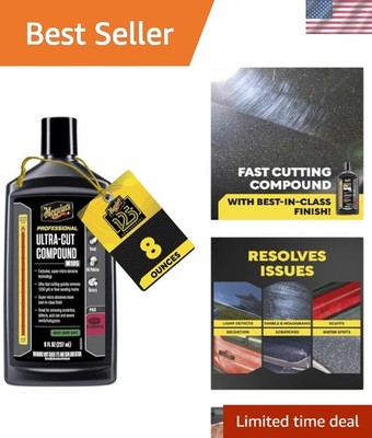 Professional Meguiar's M105 Ultra-Cut Compound, 8 Oz - Shine & Protect Car Paint